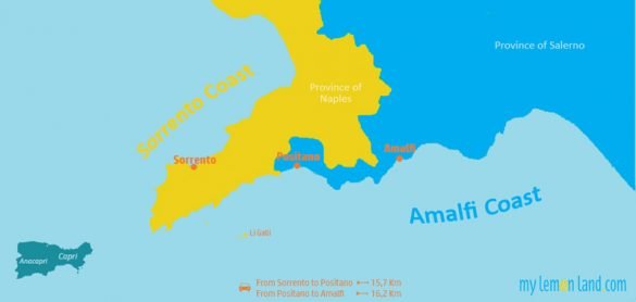 Sorrento Amalfi Coast_Map